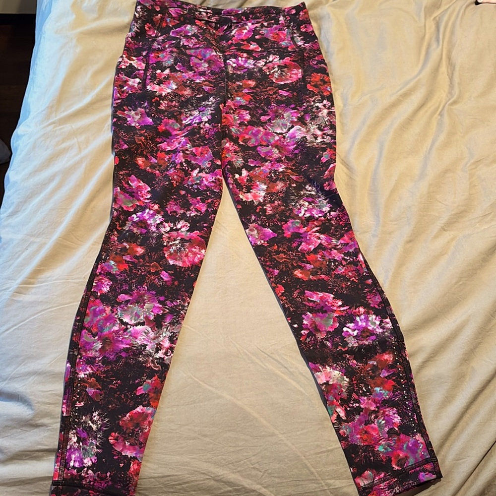 Lululemon Swift Speed High-Rise Tight 28" Fluoro Floral Multi